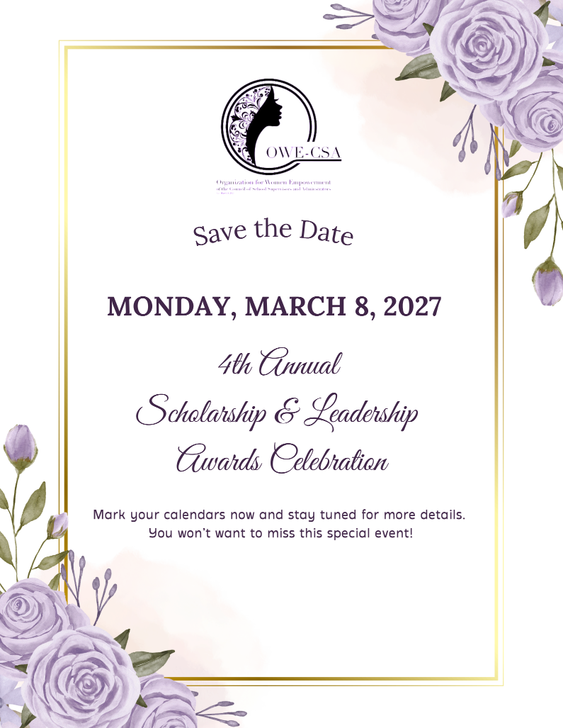 Scholarship & Leadership Awards Flyer